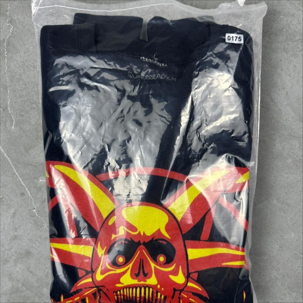 Black Superrradical “Hell is Real and I am Proof” Satanic Pentagon Crewneck - M - Picture 8 of 8